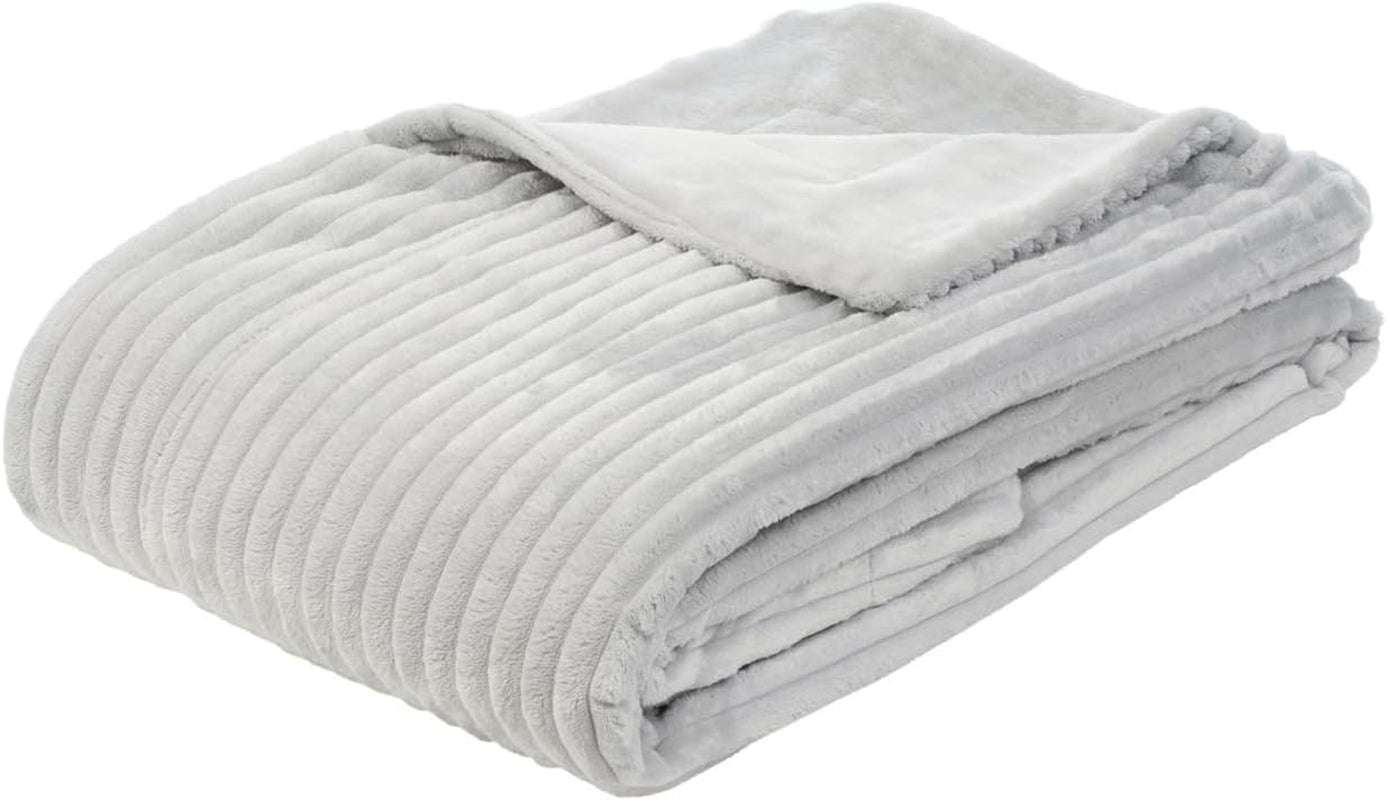 Gözze - Couverture confortable et douce aspect velours côtelé, 1620G/pièce, 150 X 200 Cm - cannelle Lits et Couvertures Besuche den Gözze-Store argent