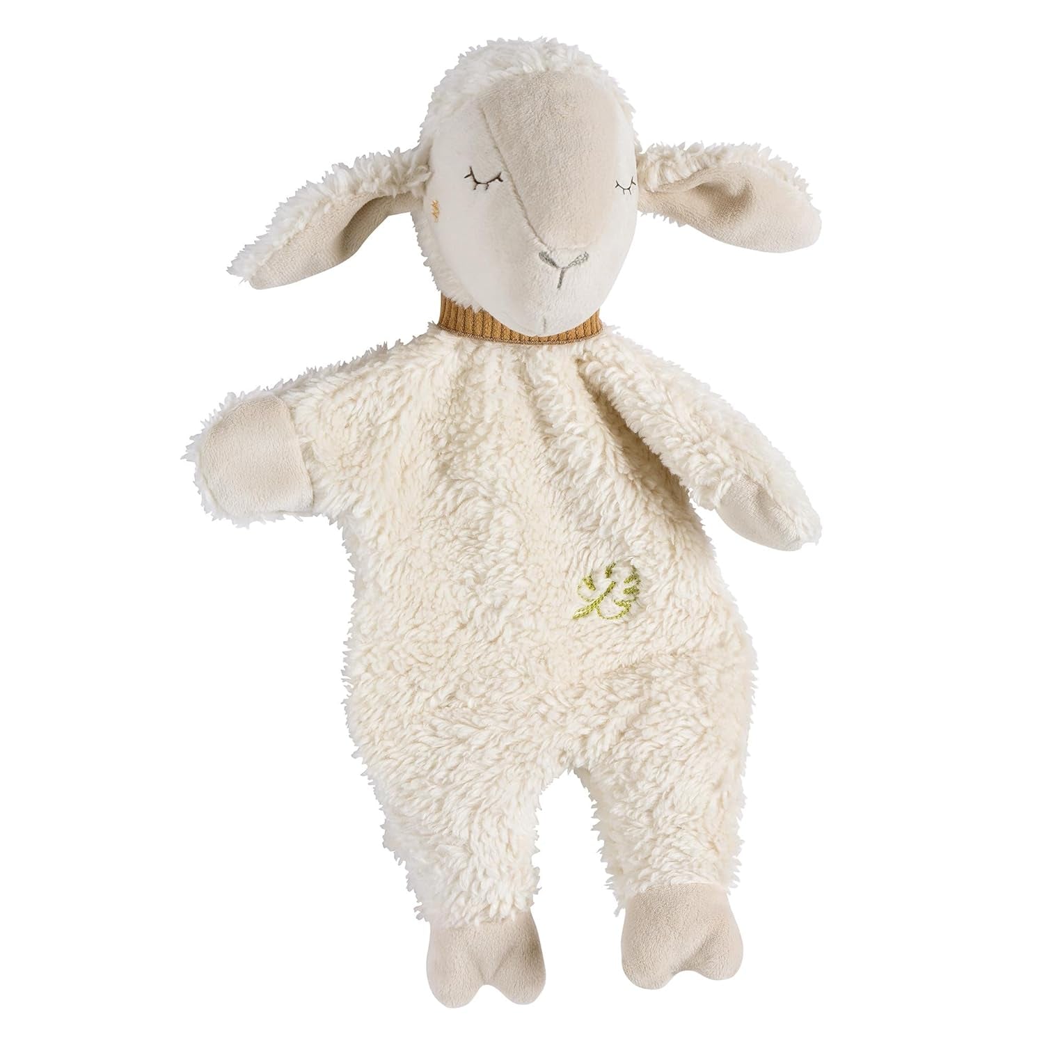 Fehn bébé marionnette crocodile - peluche avec hochet, papier bruissant, anneau de dentition et couineur - marionnette bébé - jouet à claquer pour bébés et jeunes enfants à partir de 6 mois Baby Toys Naty Shop Sheep Nature