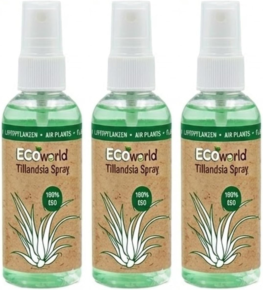 Vdvelde.Com - Tillandsia Spray - • Pflege Für Luftpflanzen • 3 X 125 Ml • in Praktischer Sprühflasche