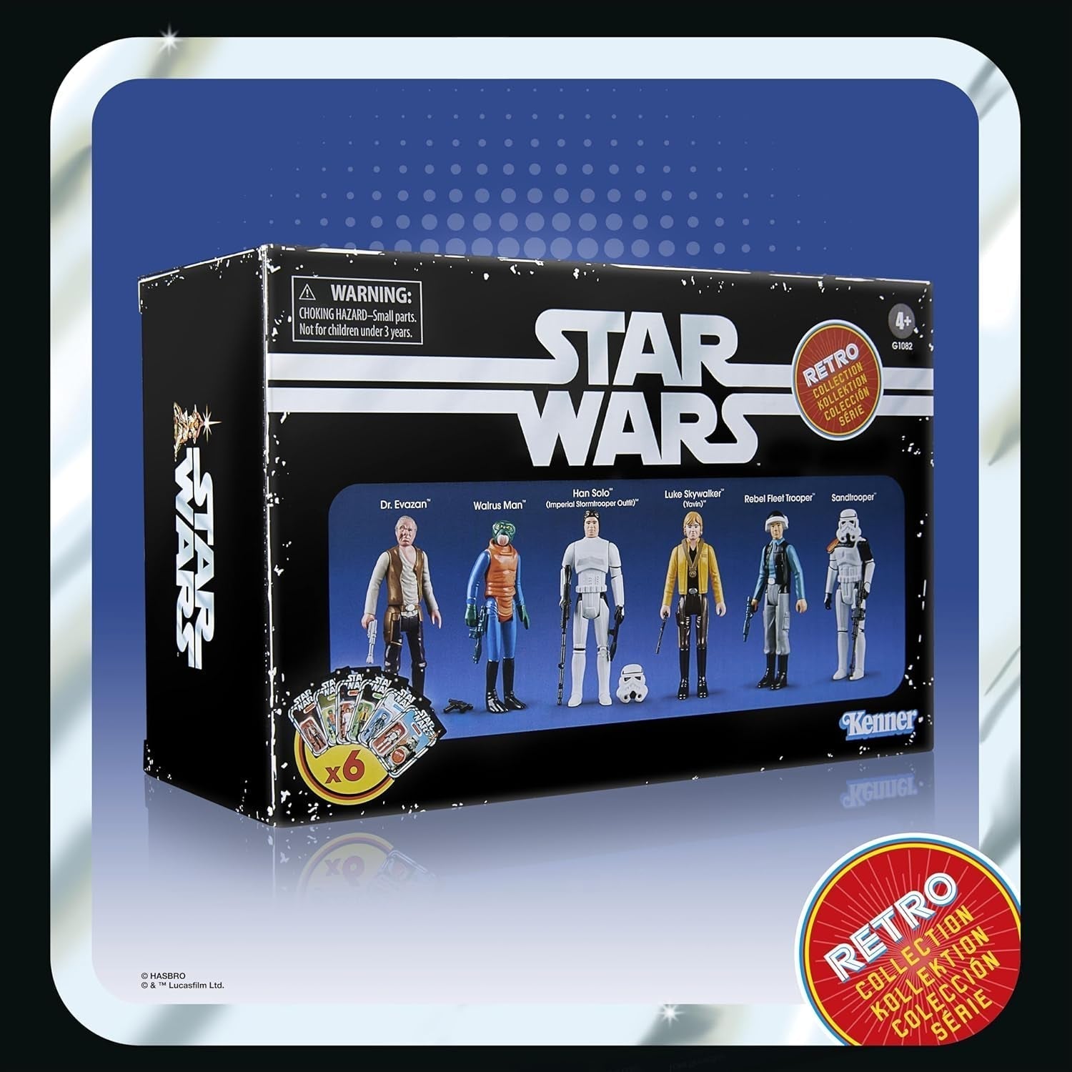 Star Wars Retro Collection Star Wars : Un Nouvel Espoir Multipack 6 Figurines 9,5 cm Figurines Naty Shop