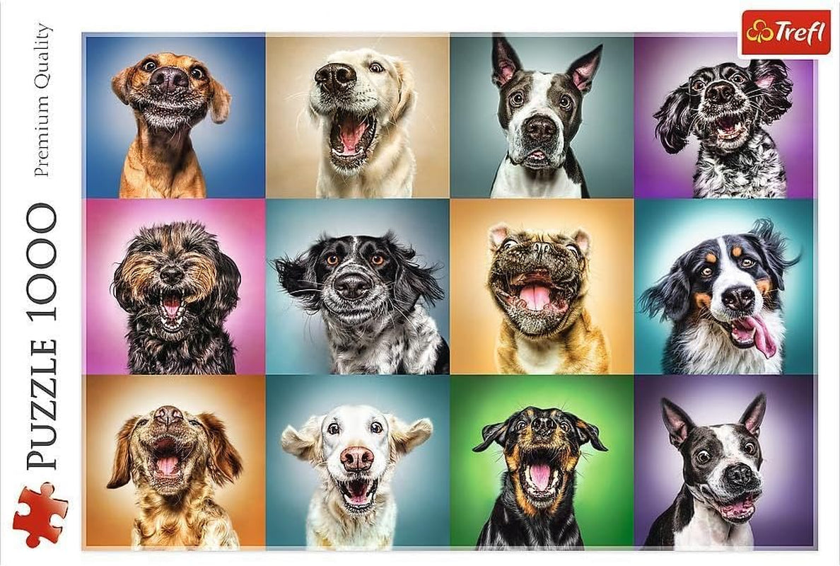 Puzzle "1000" - Portraits de chiens rigolos Puzzle Naty Shop