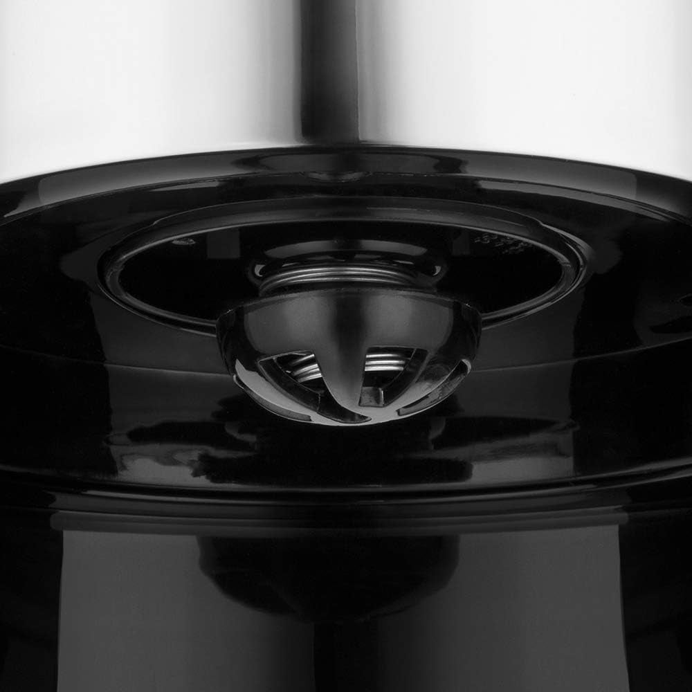 Russell Hobbs Cafetière [minuterie numérique, pomme de douche pour une extraction et un arôme optimaux] Colors+ Creme (1 à 10 tasses, carafe en verre 1,25 L, plaque chauffante, 1100 W) Cafetière à filtre 24033-56