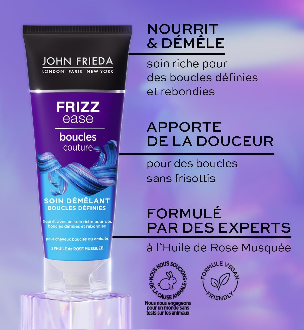 John Frieda Frizz Ease revitalisant pour cheveux démêlants, 250 ml Produits démêlants pour cheveux Naty Shop