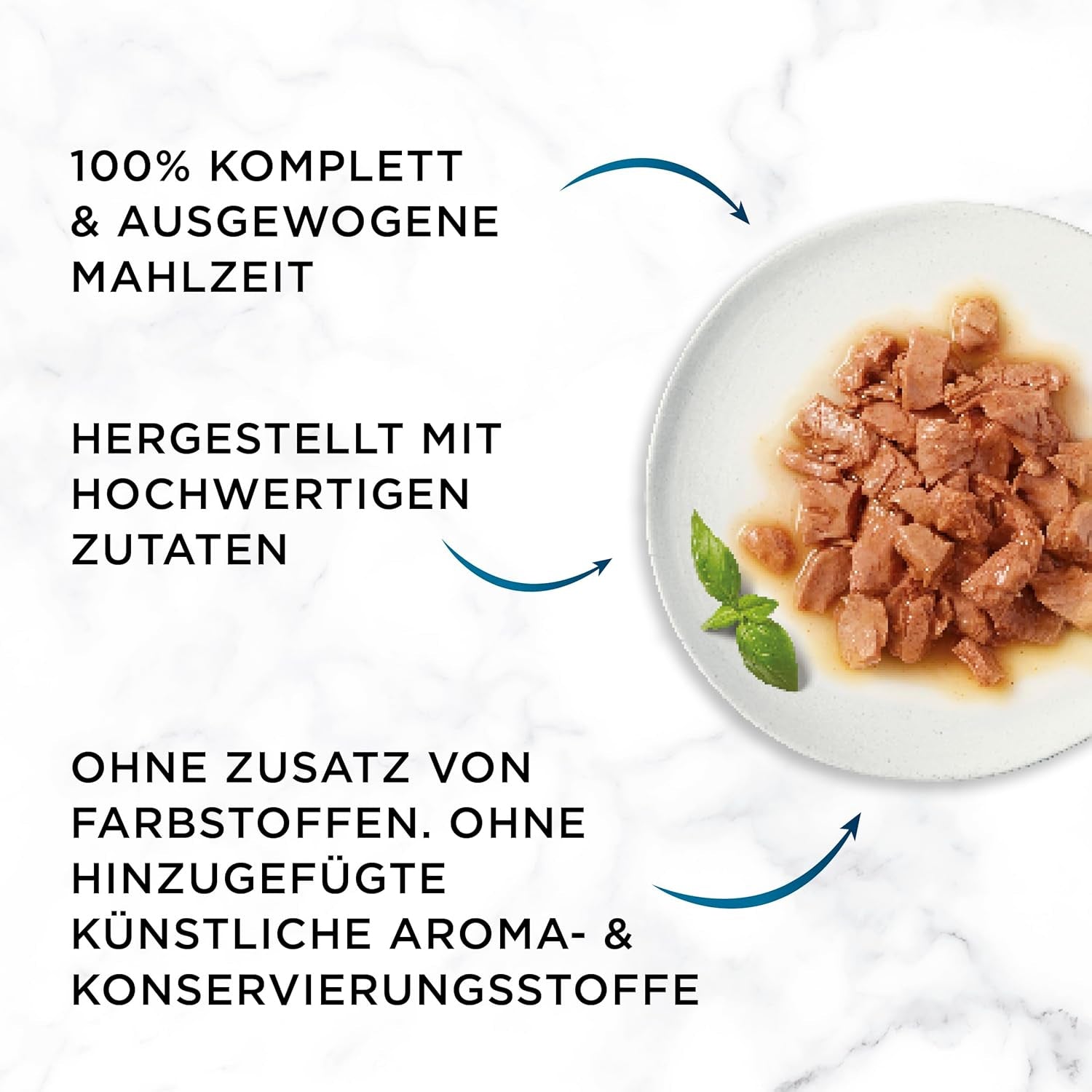 Gourmet Perle Duetto Saumon et morue jaune Nourriture humide pour chat Paquet de 26 (26 x 85 g)