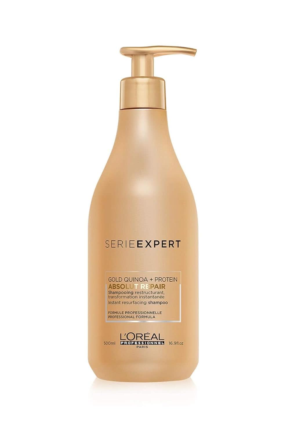 L'OréAl Professionnel Série Expert Absolut Repair Gold, Shampoing Quinoa + Douche et bain Protéinés Naty Shop