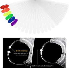 100 outils de nail art, pochoirs de nail art, tête ronde transparente et outils de ballet de couleur naturelle, livrés avec 2 autocollants numériques à paillettes 1-100