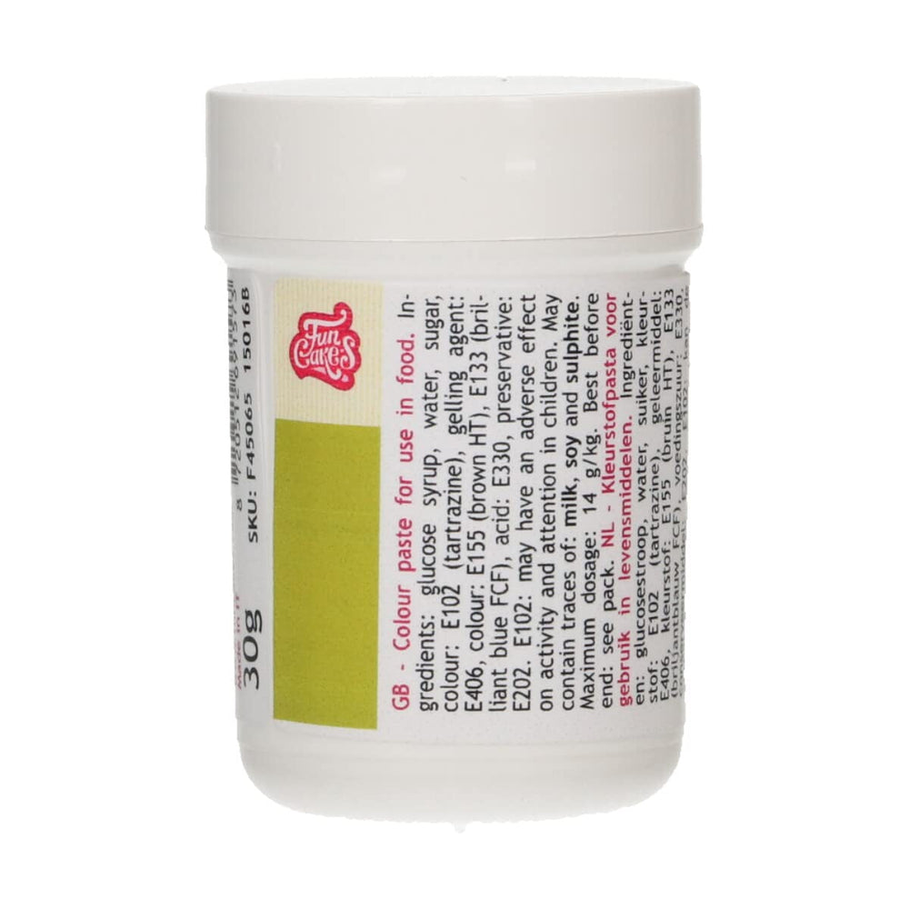 Colorant alimentaire concentré Funcakes Paste Color Bleu Royal ; pour pâte, crème, fondant, massepain, pâte à modeler et pâte à fleurs. Halal et casher. 30g