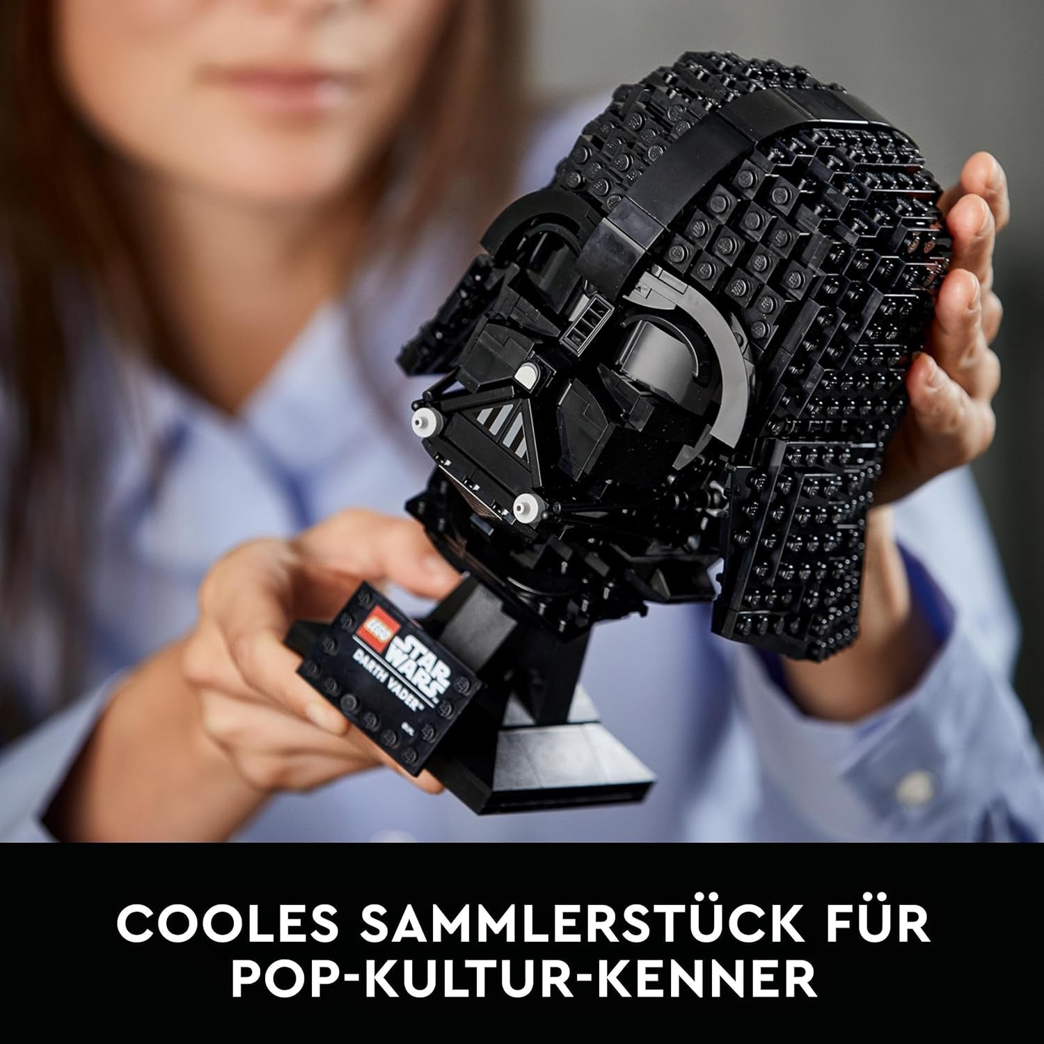 LEGO Star Wars Kit de construction de casque de Dark Vador pour adultes, idée cadeau pour homme, femme, lui ou elle, modèle de collection à construire et à exposer 75304 Jeux de construction Besuche den LEGO-Store