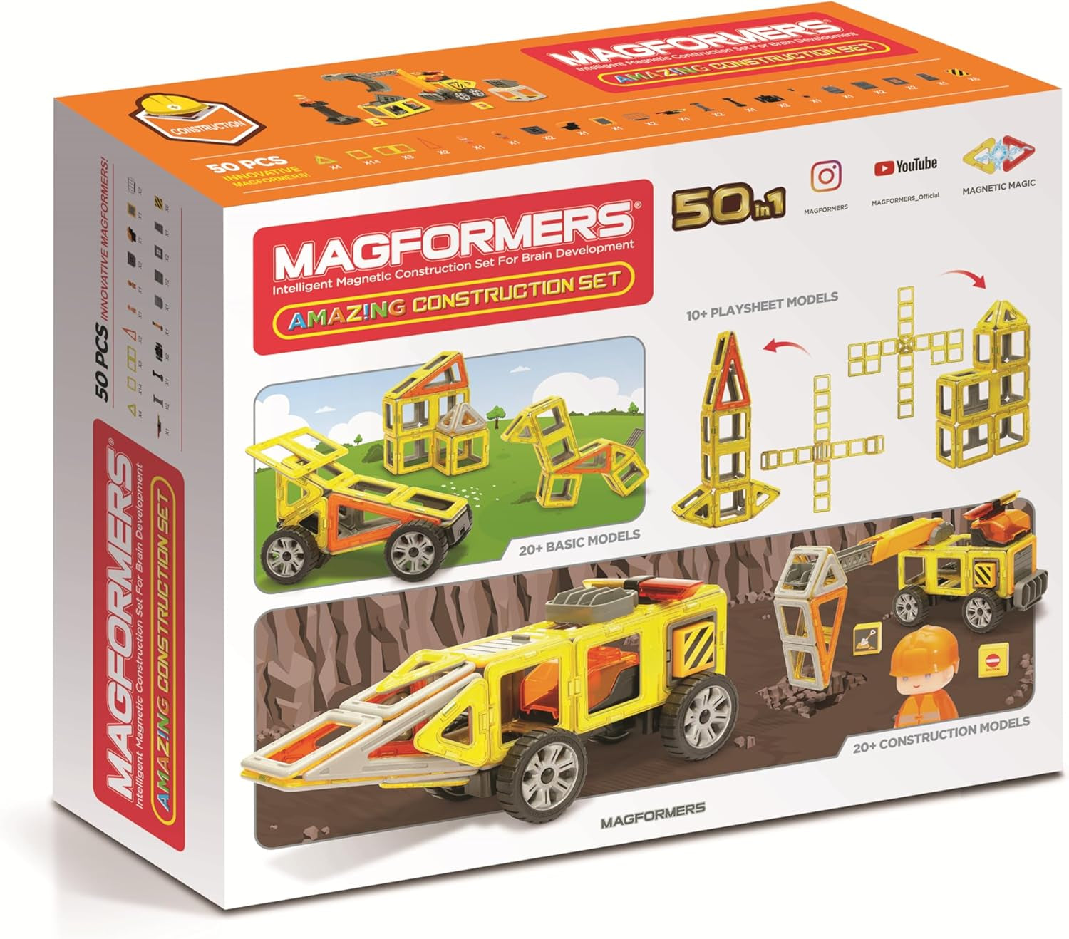 GmbH 278-57 Amazing Kit de Construction, à partir de 36 Mois, 50T, Carie