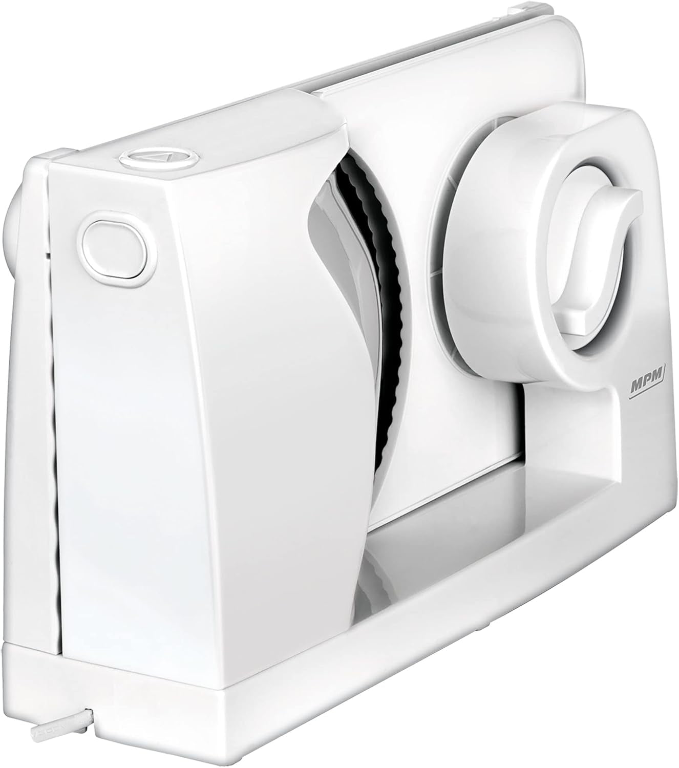 Trancheuse électrique universelle MPM MKR-05, épaisseur de coupe réglable jusqu'à 15 mm, 150 W Broyeurs et trancheurs Naty Shop