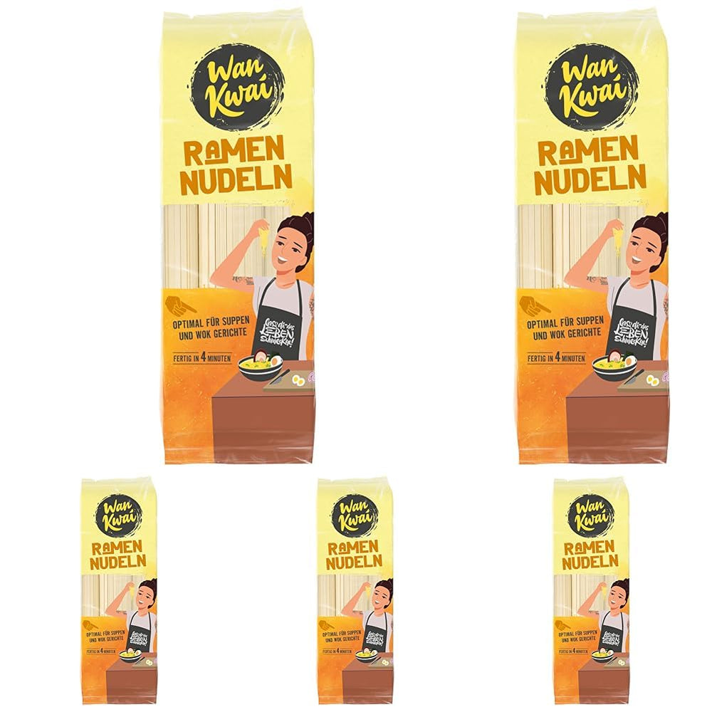 Nouilles Ramen Wan Kwai 300g – Saveur authentique pour la cuisine asiatique. Ingrédients polyvalents, rapides à préparer et de haute qualité. Idéal pour les soupes et les plats au wok.