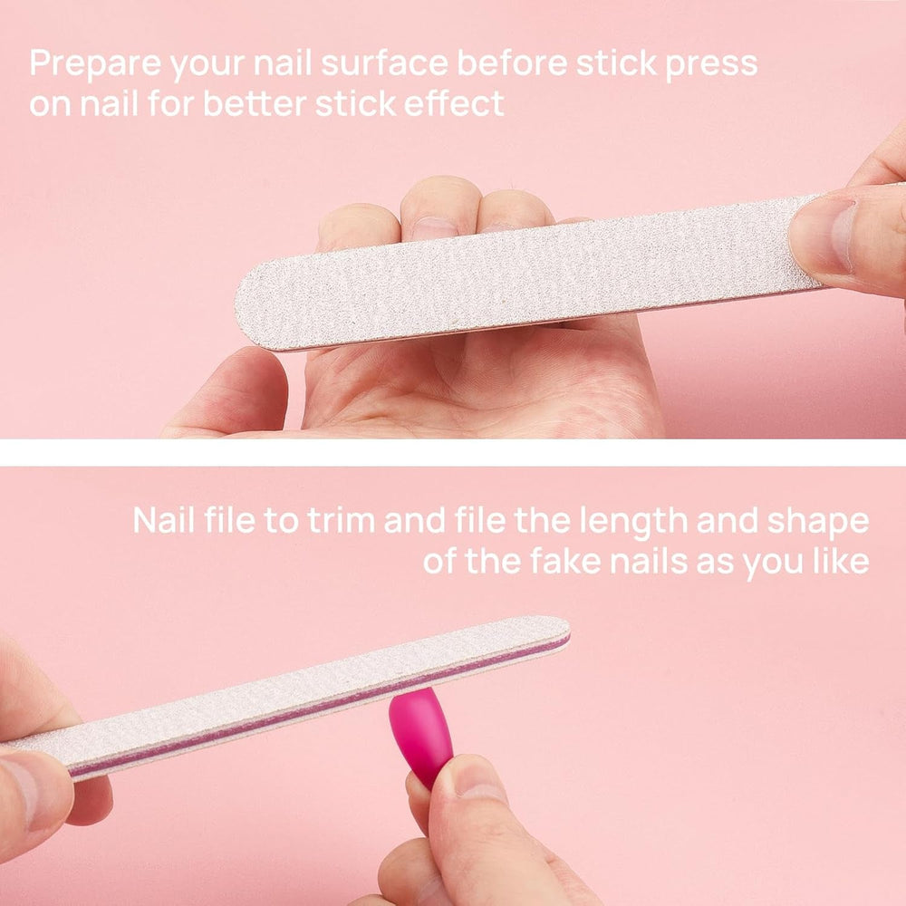 576 pièces ongles amande colle sur ongles courts paillettes colorées faux ongles ensemble faux ongles avec lime à ongles ongles ovales faux ongles pour les femmes