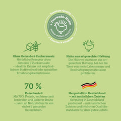 MERA Cats Nature Insect Premium Katzenfutter Nass 12x85g | sans Zucker et Getreide| Nachhaltig & mit viel Insektenprotein | Katzennassfutter adulte