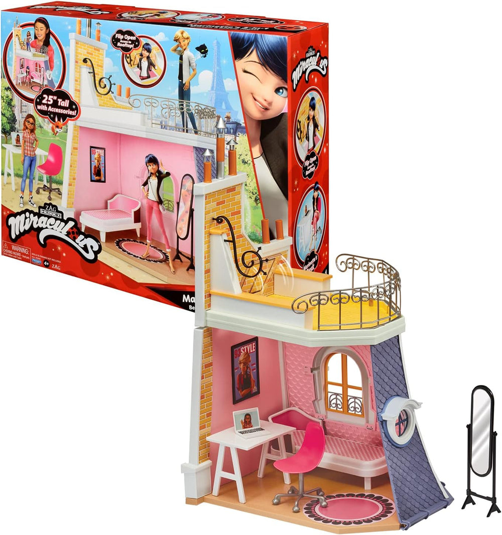 Bandai - Miraculous Ladybug - Scooter Miraculous Switch'n go + Gelenkpuppe Ladybug Lucky Charm 26 cm - P50668