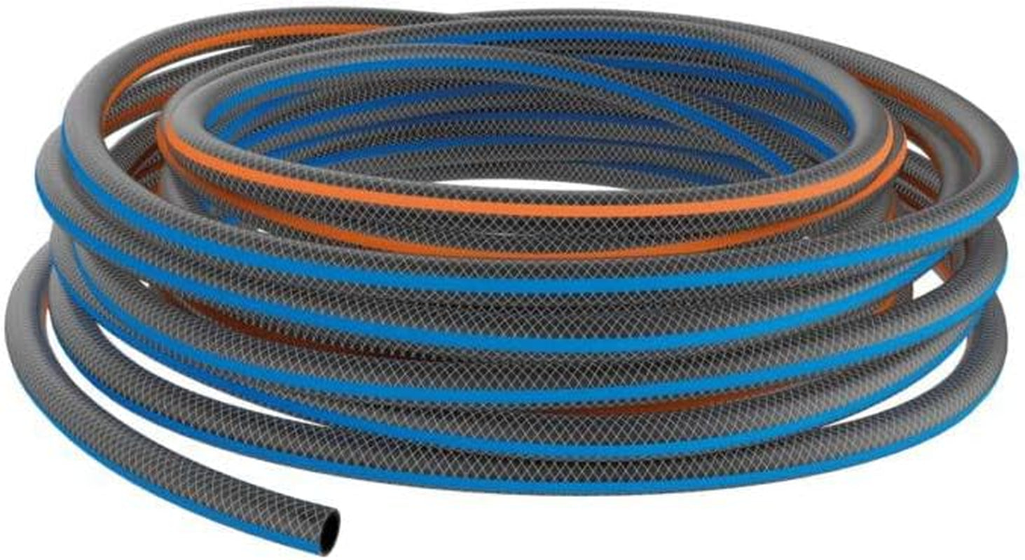 Fiskars Tuyau d'arrosage S, Série X, Tuyau d'arrosage pour arrosage manuel, 13 mm (1/2"), Longueur : 15 m, Raccord universel, Protection UV, Protection contre le gel, Résistant à la torsion, Bleu, 1076044