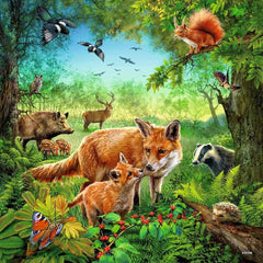 Ravensburger Puzzle pour enfants - 09330 Animaux de la Terre - Puzzle pour enfants à partir de 5 ans, avec Puzzle 3X49 pièces Naty Shop