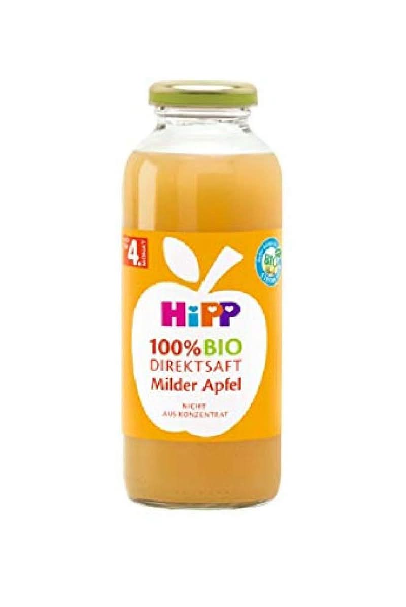 Hipp sucuri 100% organice, multifruct cu morcov, pachet de 6 (6 x 330 ml) Naty Shop 6 x 330 ml Mere