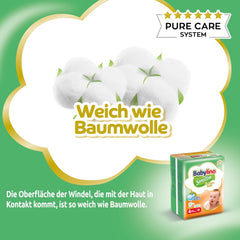 Couches bébé Sensitive taille 4, Maxi (8-13 kg), 20 pièces