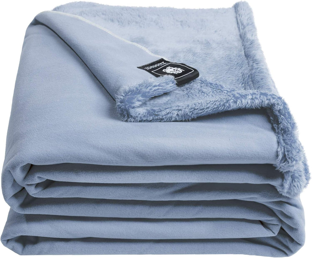 Couverture Reborn Bliss - Couverture douillette en fausse fourrure - Couverture moelleuse et luxueuse en fausse fourrure avec dos lisse - 140X190 Cm - 310 Rose - Par "Zoeppritz depuis 1828" Lits et Couettes 'zoeppritz depuis 1828' 515 Eau 140 X 190 Cm