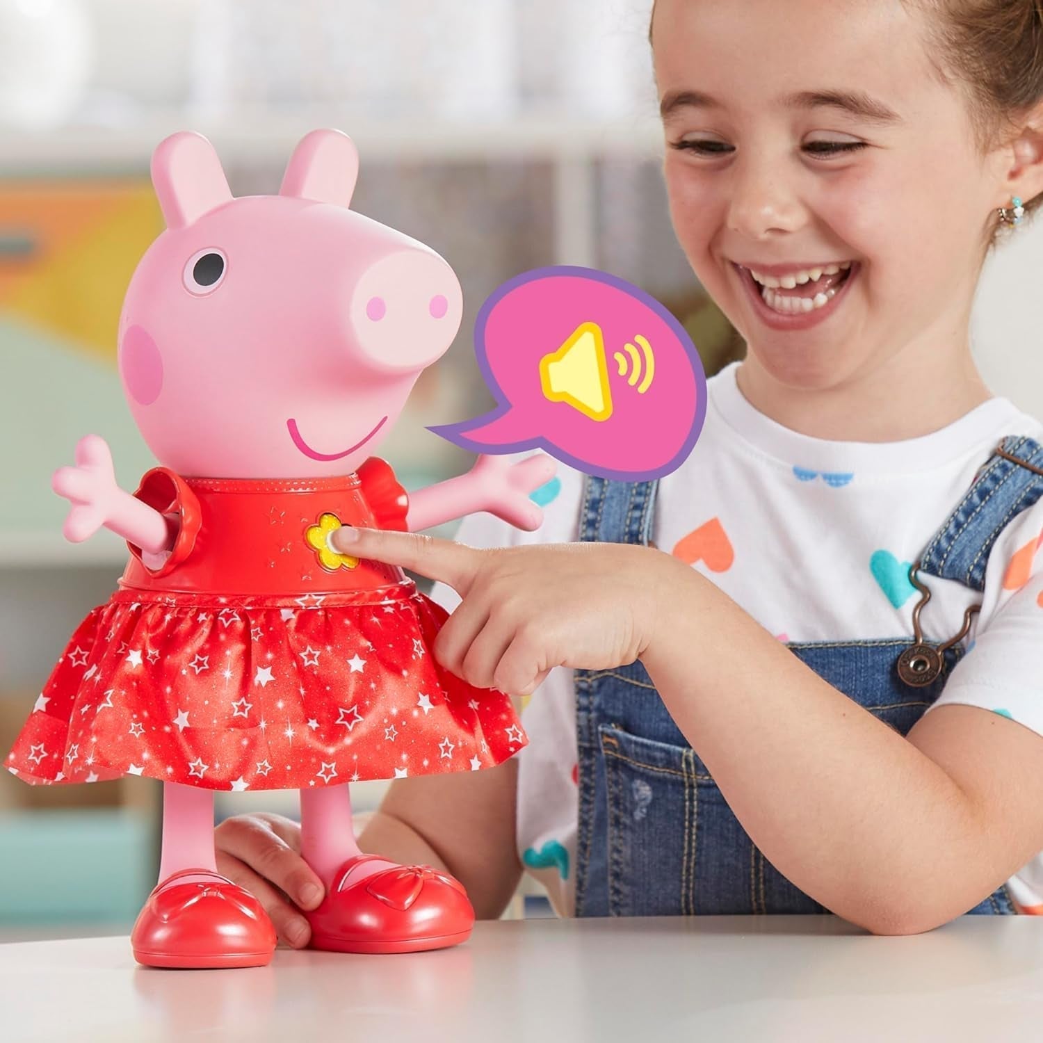 Peppa Pig Peppa'S Mud Puddle Party Doll - Version allemande, poupées roses ou roses Naty Shop