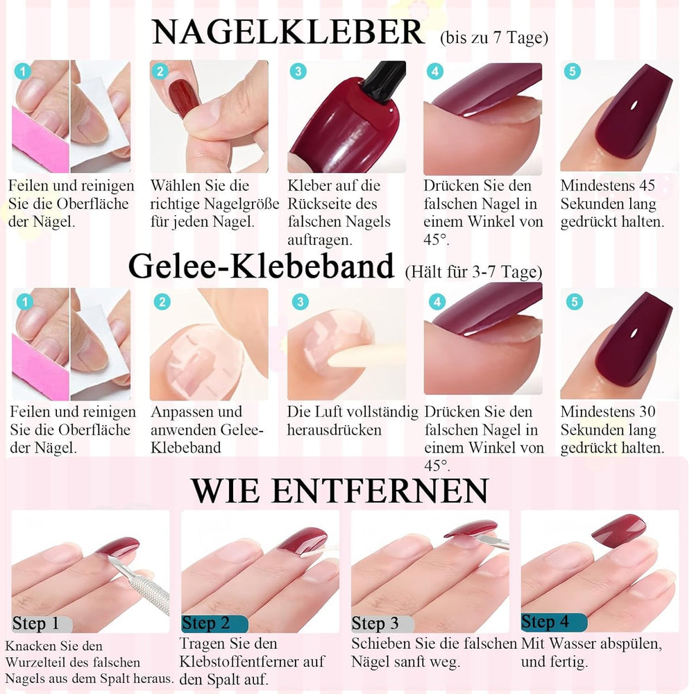 Ongles français autocollants rose clair – 32 pièces à coller sur ongles français – Faux ongles carrés courts – Colle respirante sur ongles artificiels – Faux ongles à couverture complète pour femme (rose clair)