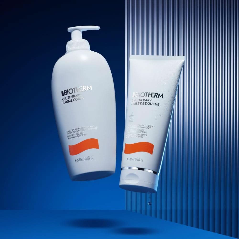 Biotherm Oil Therapy, lotion corporelle spéciale peaux rugueuses et sèches, 400 ml Douche et bain Naty Shop