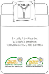 Linge de lit enfant, films et dessins animés, réversible, en coton Linge de lit - enfant Naty Shop