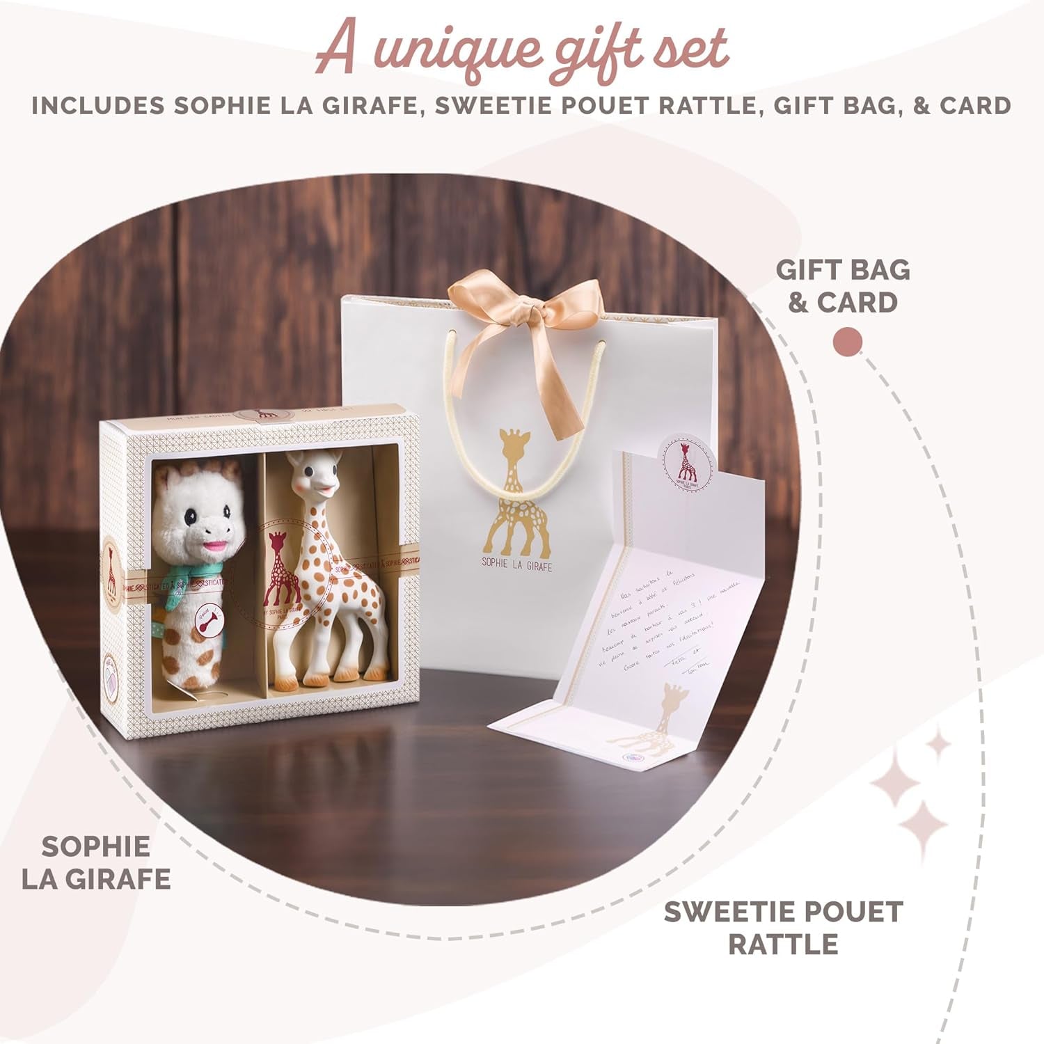 Coffret anniversaire Sophie la girafe Pouet hochet Sophiesticated 00012 Jouets Bebe Naty Shop