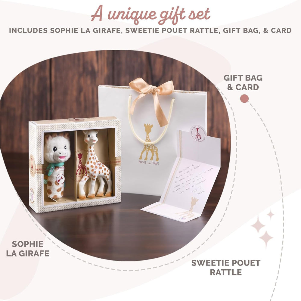 Coffret anniversaire Sophie la girafe Pouet hochet Sophiesticated 00012 Jouets Bebe Naty Shop
