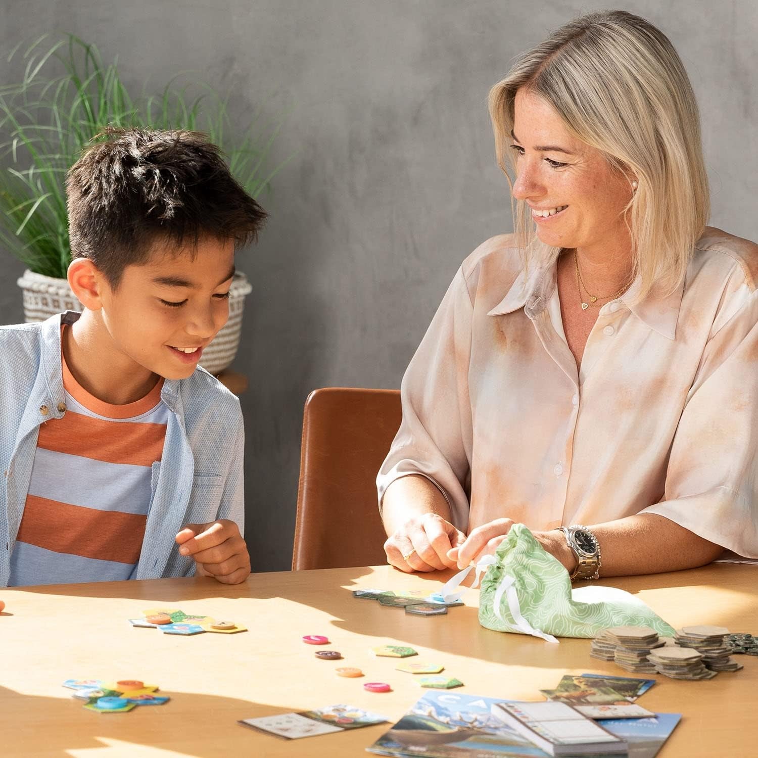 Kosmos 682590 Cascadia - Au cœur de la nature, jeu de l'année 2022, jeu de société avec éléments en bois, jeu familial pour 1 à 4 joueurs à partir de 10 ans, jeu de société