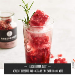 Ankerkraut, poivre rose (Schinus Berry), baies roses, parfait pour le Gin and Tonic, 45 grammes Condimente Naty Shop