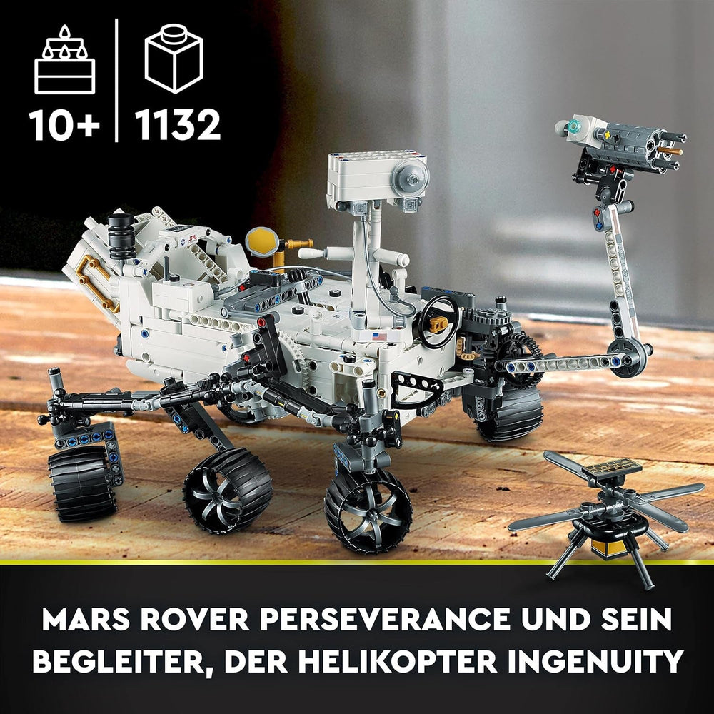 LEGO Space Toy Set 42158 Technic NASA Mars Rover Perserverance avec application AR, jouet de construction scientifique pour filles et garçons Plus de 10 ensembles de construction Besuche den LEGO-Store