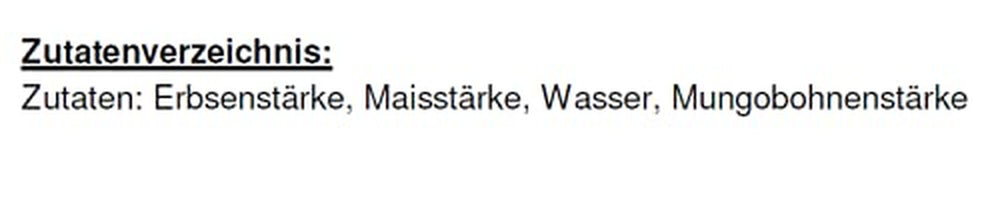 Nouilles en verre BONASIA, longues, paquet de 15 (15 x 100 g)