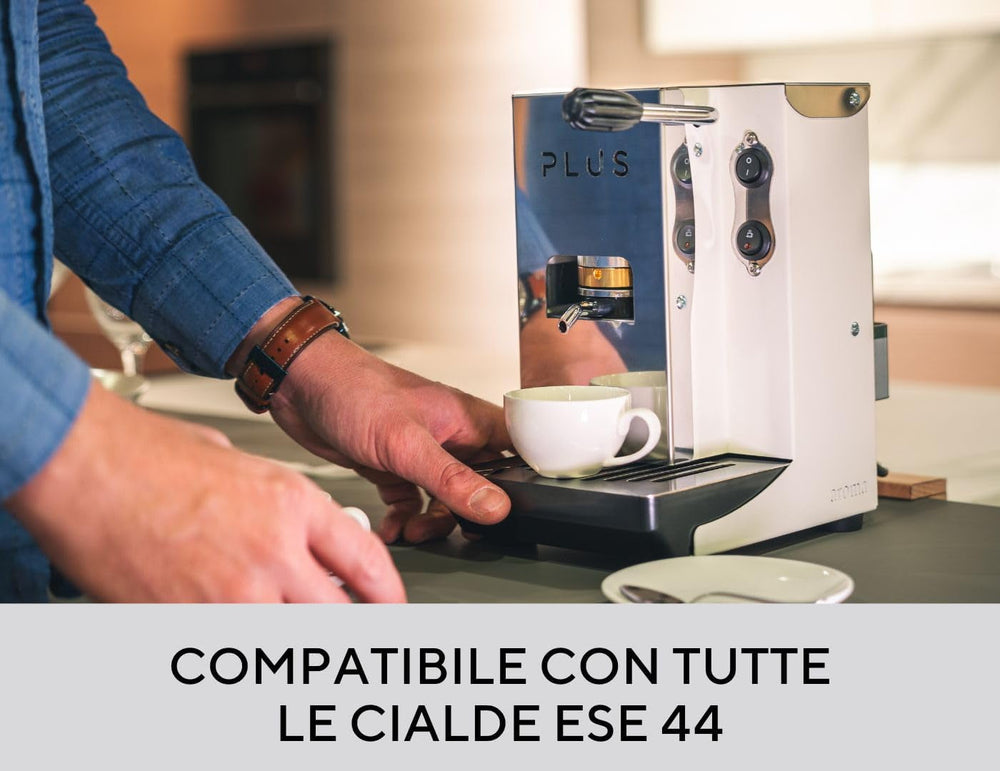 Capsules de café pour machine à expresso Aroma Plus+ ESE 44 (gris taupe)