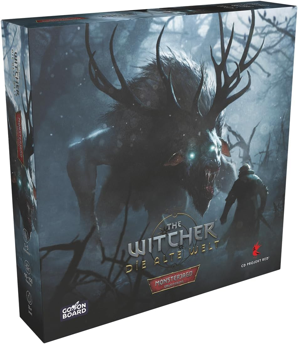 Montez à bord, The Witcher : The Old World – Monster Hunt, extension, jeu expert, jeu de société, 1 à 5 joueurs, 14 ans et plus, 90 à 150 minutes, allemand