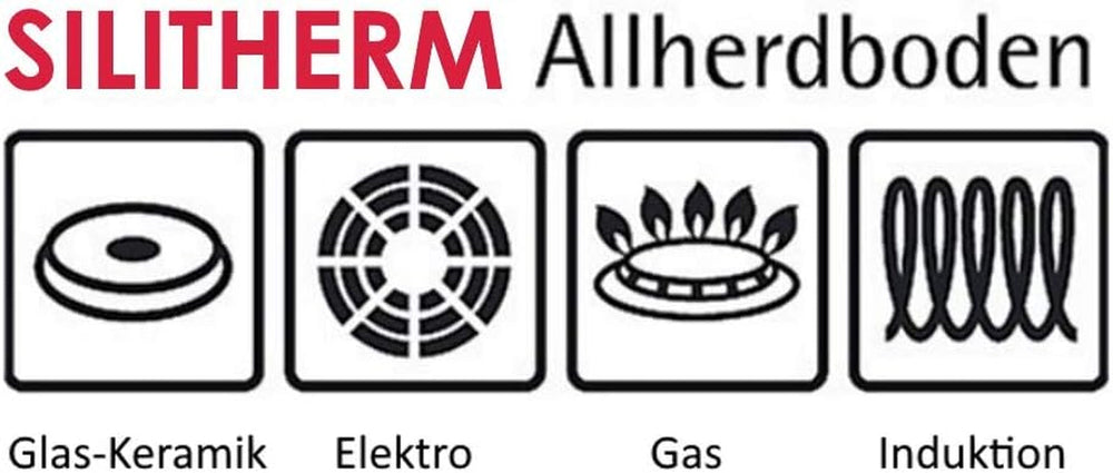 Poêle à induction Silit Talis 24 cm, inox, revêtement céramique, va au four Casseroles et poêles Naty Shop