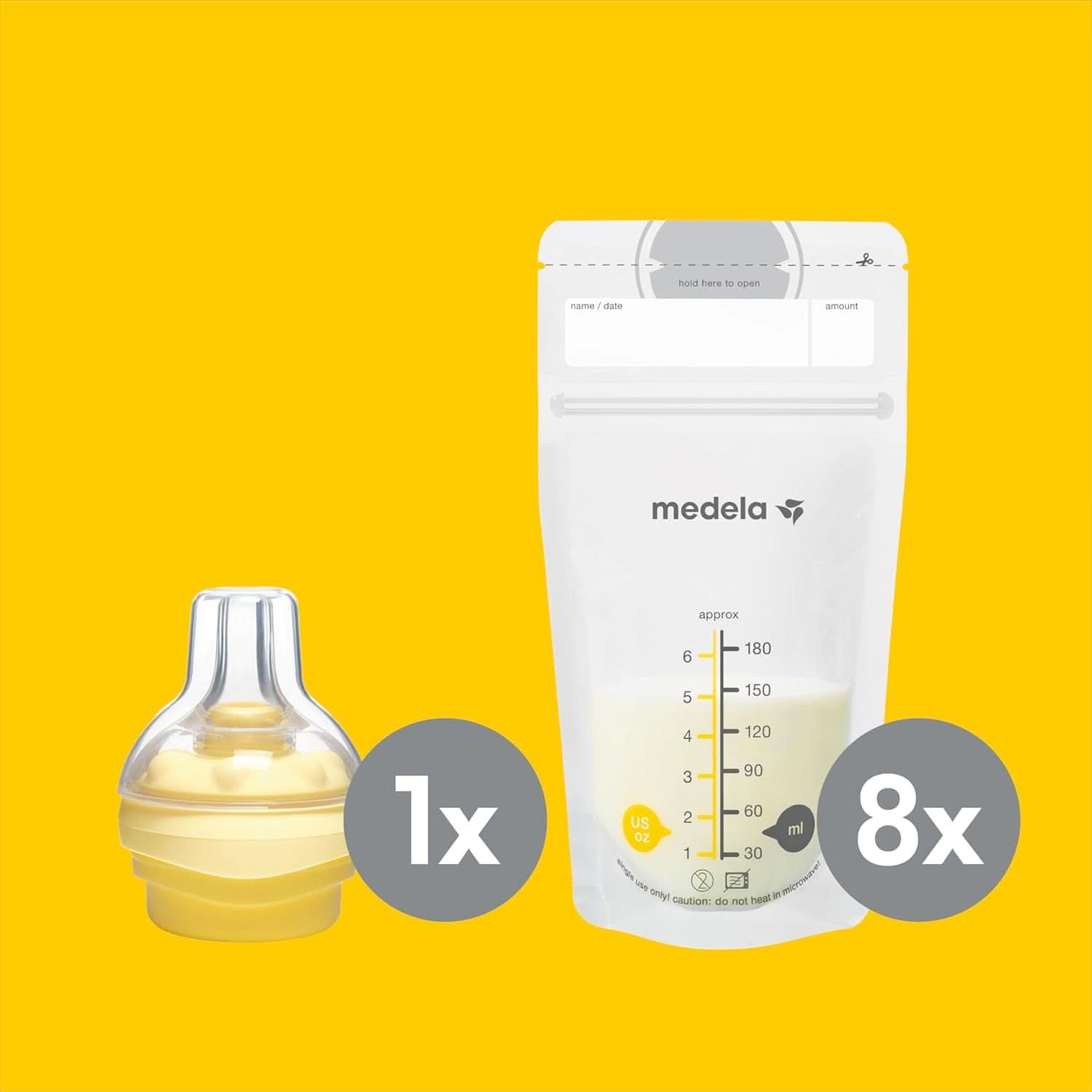 Medela Store et ensemble d'alimentation | Biberons de conservation du lait maternel, tétine Calma, sac de lait maternel | Sans BPA Accessoires Alimentation et Allaitement Bebe Naty Shop