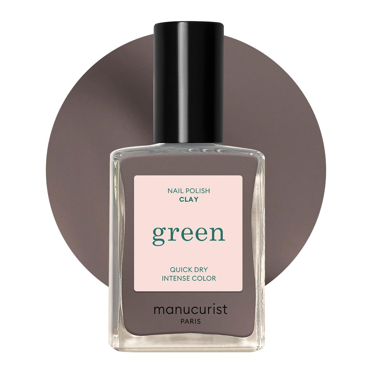 Manucurist Green - Oja Rosy Beige Shell Beige - Oja cu Uscare Rapidă - DIY Nails - Vegană 12-Free - Pe Bază de Plante - Oja - Fabricată în Franța