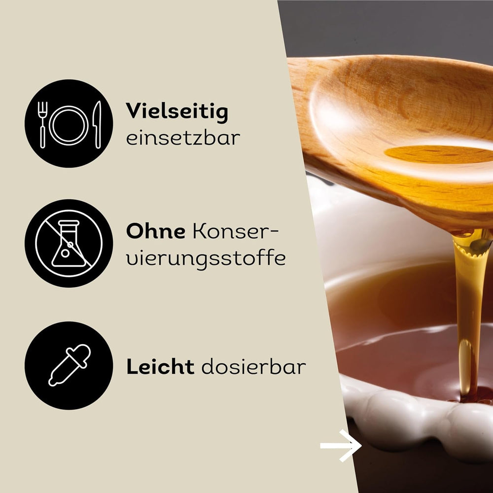 Colorant Caramel Küper Gourmet – 40 ml – Colorant alimentaire liquide marron – Colorant caramel pour sauces, vinaigrettes ou sauces sucrées – Colorant sucre noir