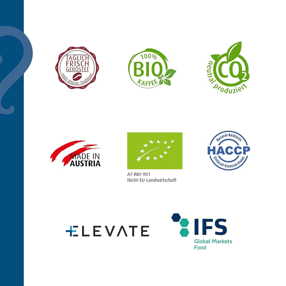 Helmut Sachers Kaffee - Mélange viennois, café viennois à base de grains Arabica de première qualité, torréfiés en Autriche Coffee Naty Shop