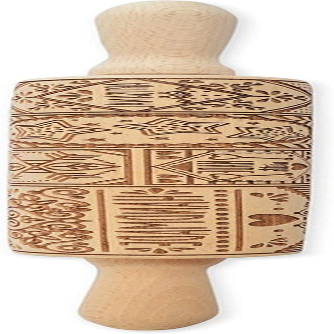 Scrapcooking 5239 Rouleau d'impression en bois "fait maison"