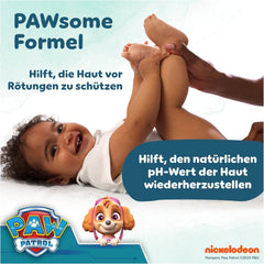 Pampers Harmony Aqua Baby Wipes Paw Patrol 15 Pack de 48 lingettes 720 lingettes pour bébé aide à restaurer l'équilibre naturel du pH de la peau Lotion légère 99 % d'eau