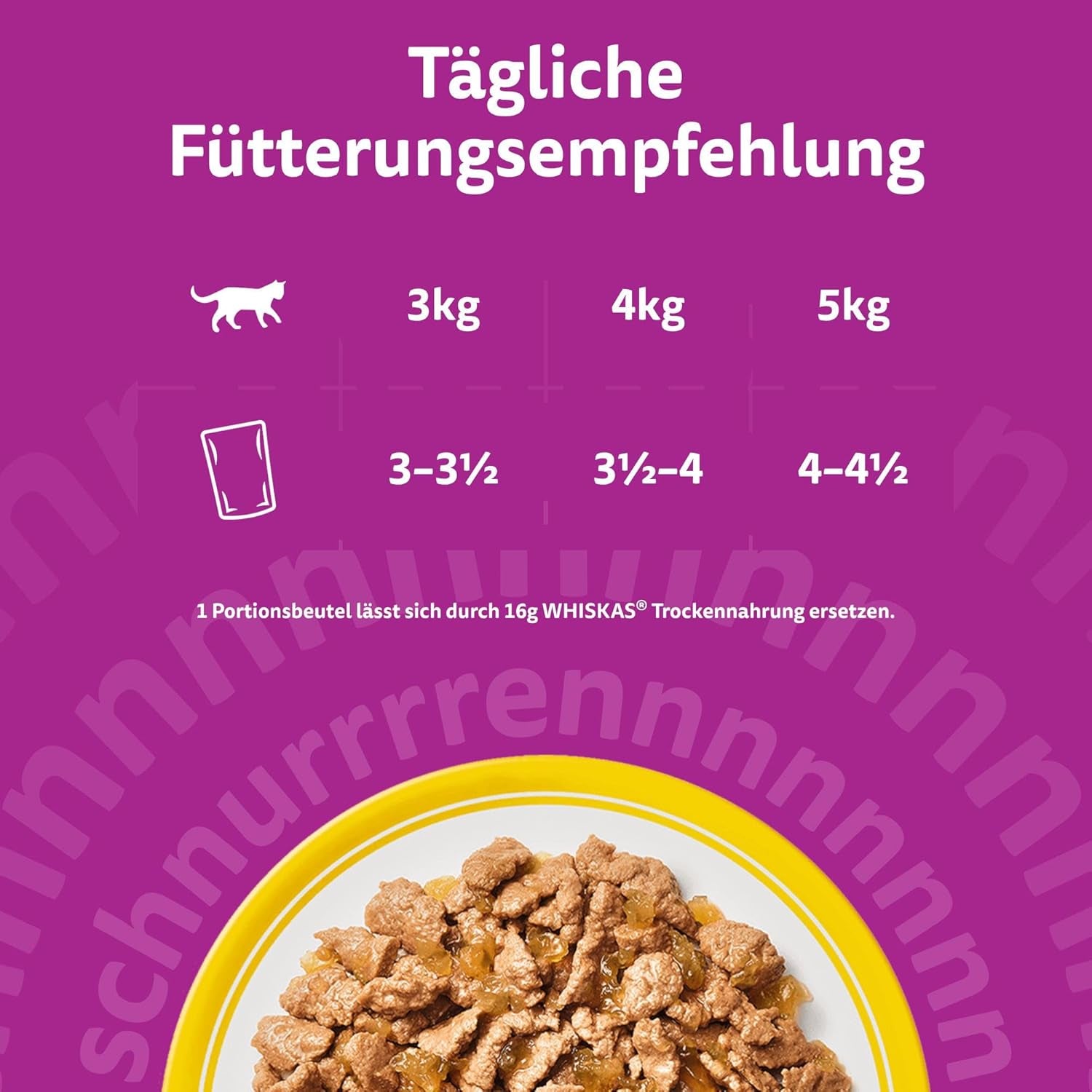 WHISKAS Nourriture humide pour chat en gelée 120 x 85g Sélection de volailles