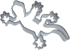 Boîte à biscuits Städter, acier inoxydable, lézard env. 7 cm, 7 x 4,5 x 2 centimètres, argent