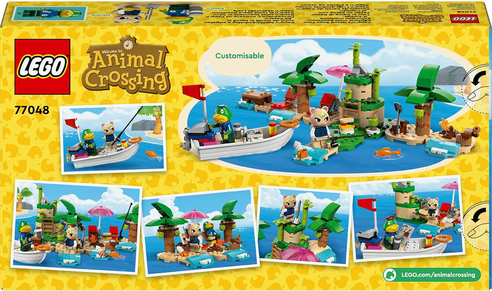 LEGO Animal Crossing Käptens Island Boat Tour, jouet créatif pour enfants avec 2 figurines de la série de jeux vidéo dont Huschke, cadeau pour filles et garçons à partir de 6 ans 77048 Jeux de construction Besuche den LEGO-Store