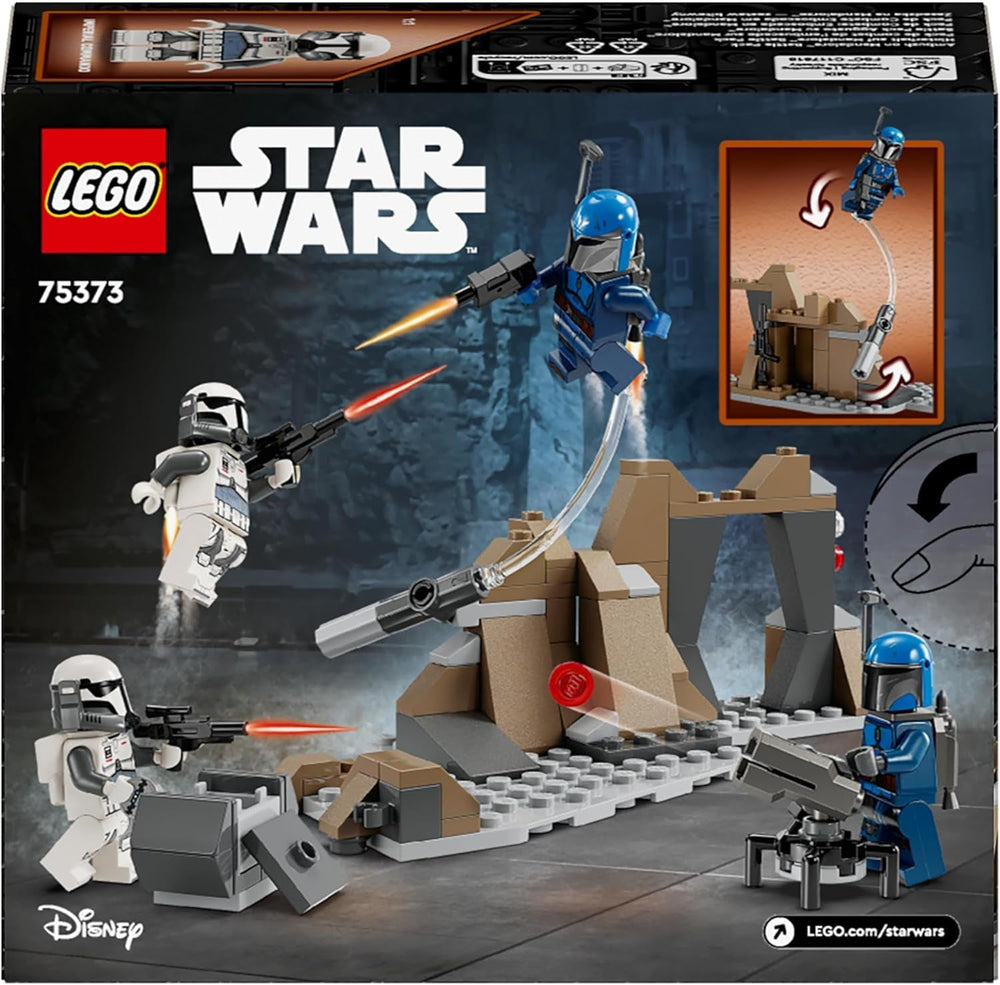 LEGO Star Wars : Mandalorian Ambush on Mandalore Battle Pack, jouet de construction d'aventure pour enfants, ensemble d'action à collectionner, idée cadeau pour garçons et filles 75373 Jeux de construction Besuche den LEGO-Store