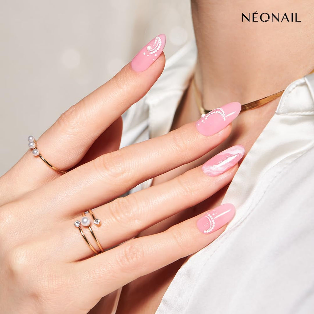 NÉONAIL Nagelstickers 3D - 61 Muster - Nail Charms - Nägel Selber Machen - Nails - Nageldesign - Accessoires - Nailart - Nail Art Zubehör - Nagel Deko - Nagelschmuck - Dekoration Nageldesign - Weiß