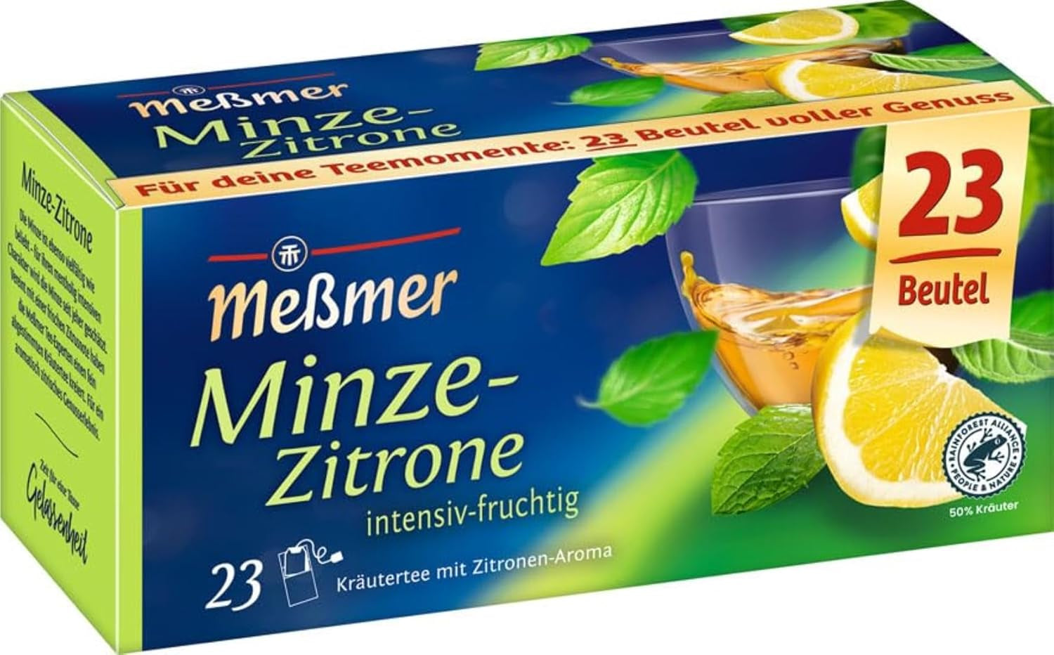 Mélange d'orties Meßmer | 25 | Sachets de thé | Végétalien | Sans gluten | Sans lactose