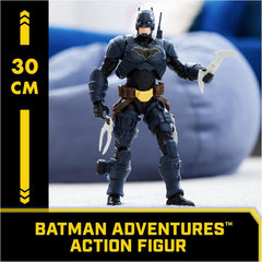 Figurine d'action DC Batman Adventures, 30 cm - Avec 16 pièces d'équipement et entièrement mobile pour des aventures passionnantes et des cascades pleines d'action, jouet pour enfants à partir de 3 ans Figurines Naty Shop