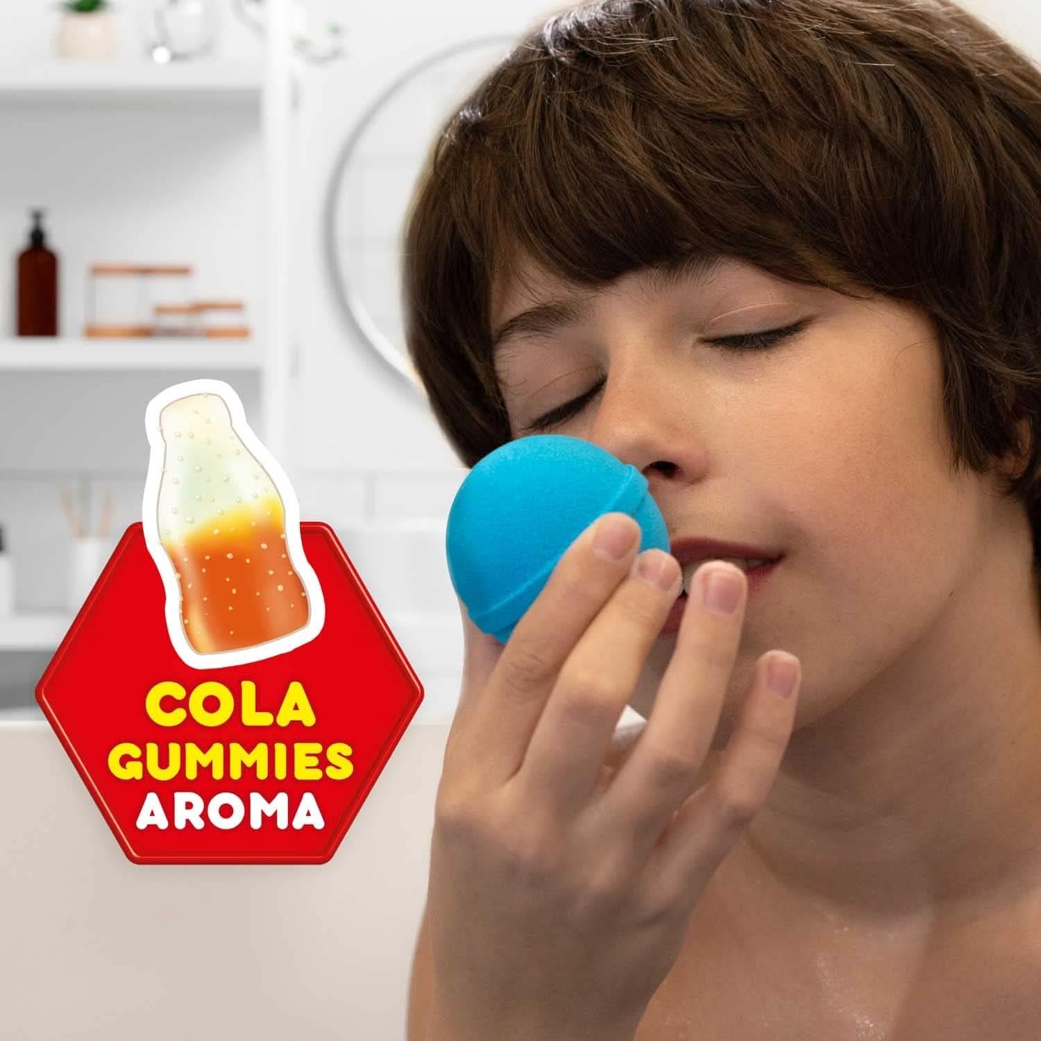 INKEE SURPRISE PAW PATROL, Bombe de bain pour enfants avec surprise, saveur cola, effet mousse, 80 grammes Douche et bain Naty Shop